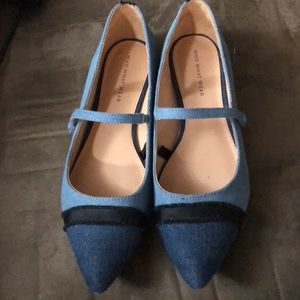 Adorable denim flats